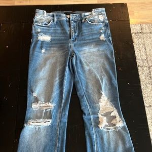 Flying monkey flare jeans